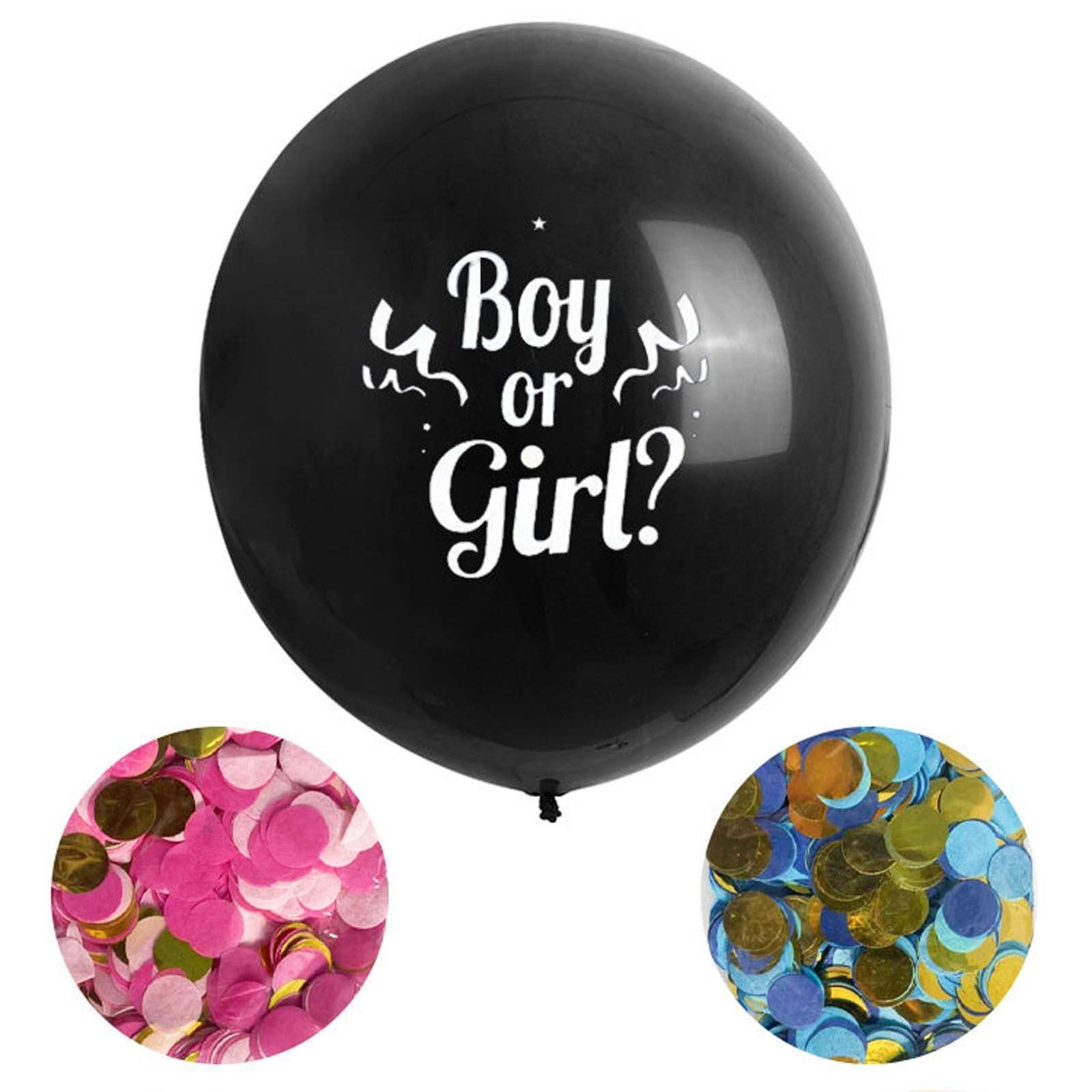 thumbnail image 2 of Fiudx Kit para Revelar El Género Del Bebé: Globos de 91 Cm con Confeti de Papel En Forma de Corazón para Fiesta de Revelación de Género., 2 of 2