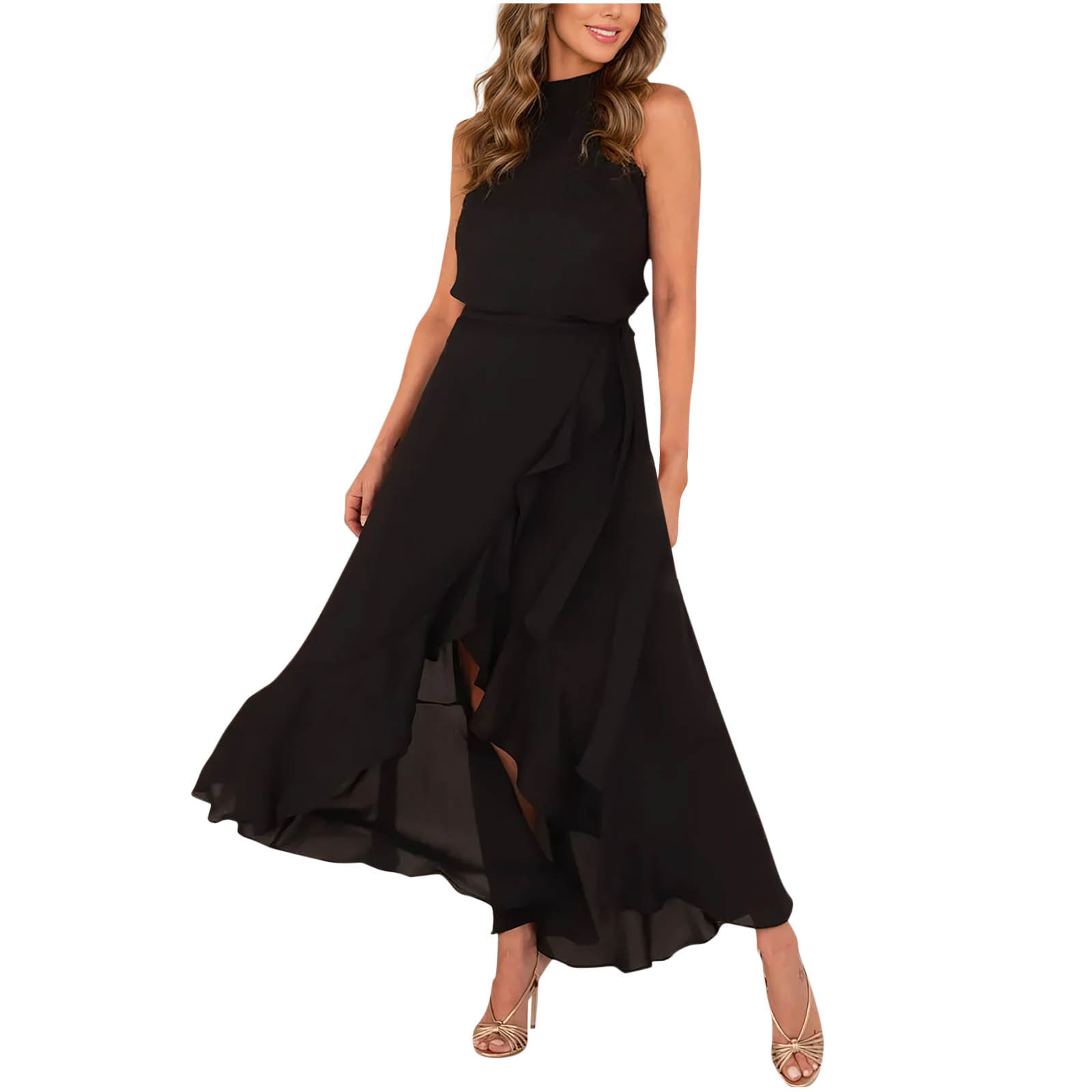 Aueoeo Corset Dress Dress For Wedding Guest Fashion Women's Solid Color ...
