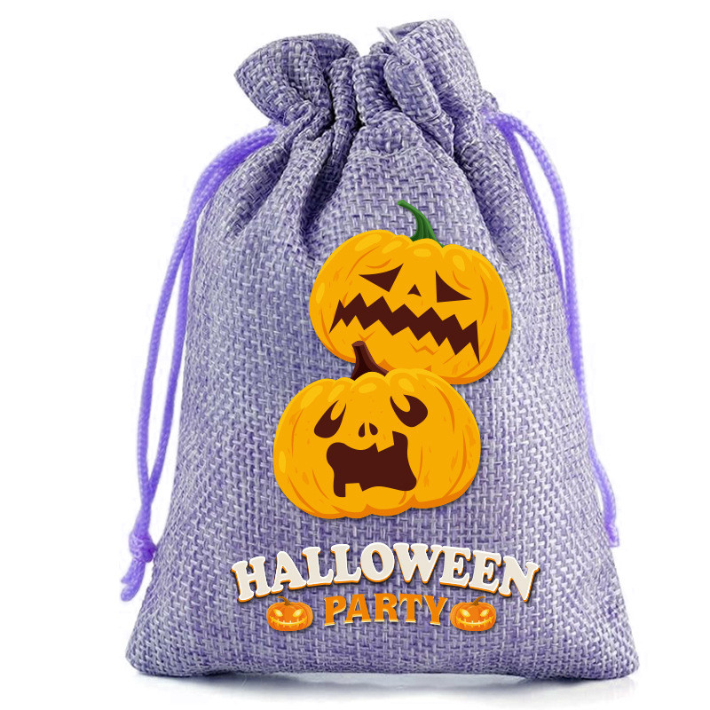 JOYIN 108 Bolsitas De Halloween Con Cordón - Bolsas De Dulces Pequeñas Para Fiesta - 9 Diseños De Personajes - Bolsas De Regalo Y Snacks Para Truco O Trato