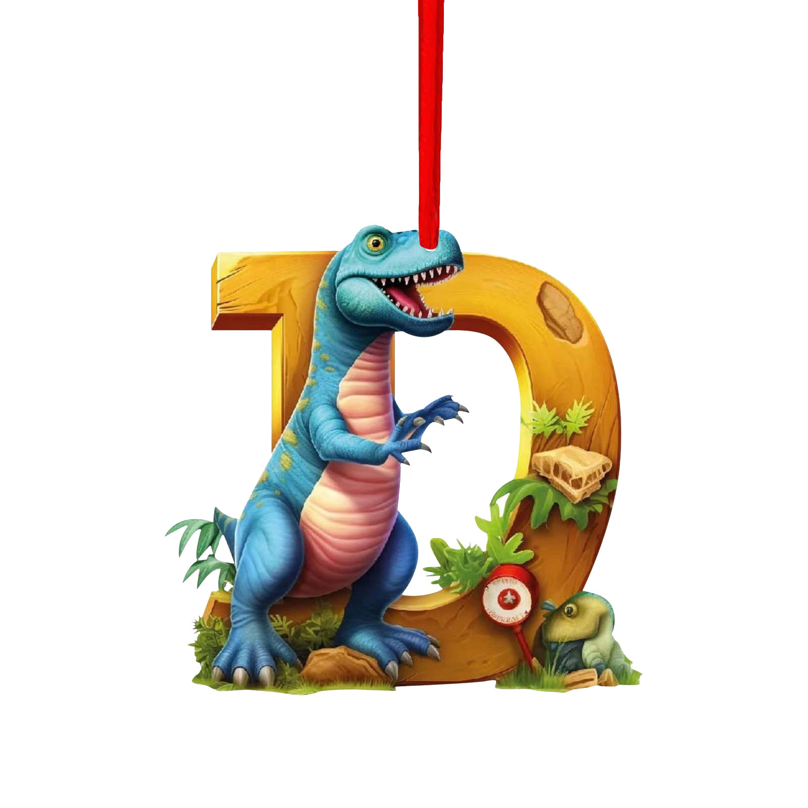 thumbnail image 2 of Decoración navideña Dinosaurio 26 Letras en inglés Colgante de dinosaurio, 2 of 6